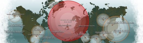 La carte du monde de Flashpoint