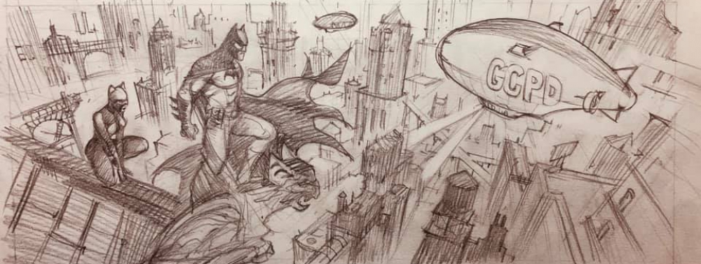 Enrico Marini dévoile son illustration pour le Batman : Gotham City Chronicles RPG de Monolith