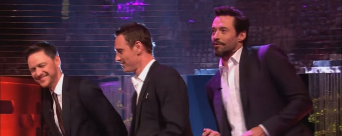 Hugh Jackman, Michael Fassbender et James McAvoy dansent sur Robin Thicke