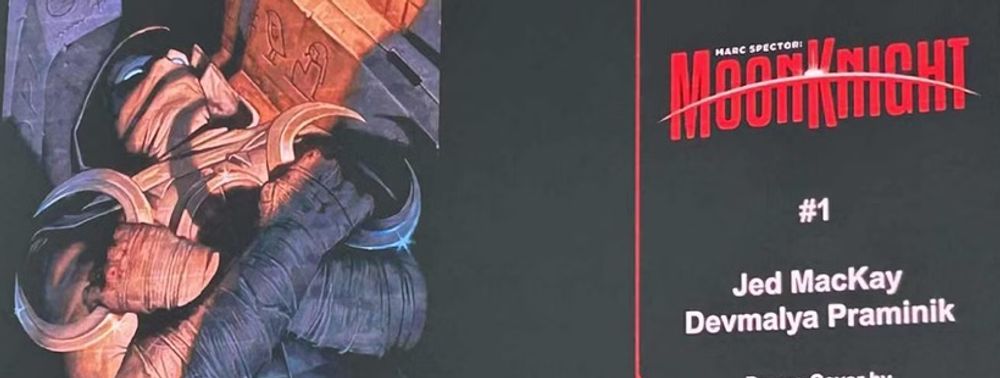Marvel relance Moon Knight en 2026 avec Jed MacKay (encore et toujours) aux commandes