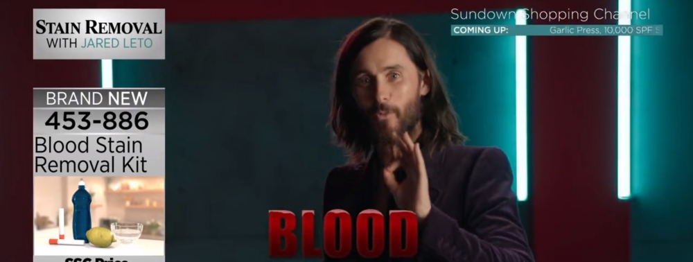 Morbius : Jared Leto vous apprend à nettoyer les tâches de sang qui ne sont pas dans son film en vidéo 