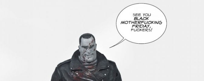 Une figurine exclusive de Negan de Walking Dead