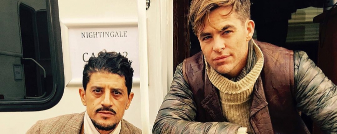 Une première image de tournage pour Wonder Woman, avec Chris Pine en Steve Trevor