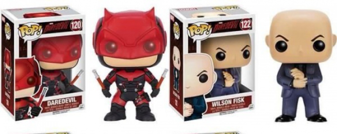 Funko dévoile une collection de Pop Vinyls à l'image de la série Daredevil