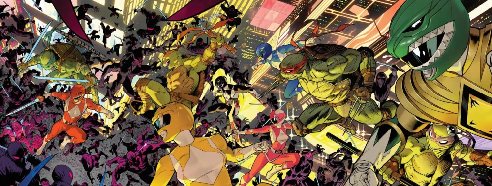 Les Power Rangers retrouvent les Tortues Ninja dans les premières planches de MMPR/TMNT II #1