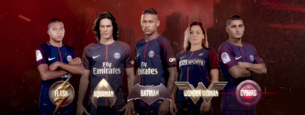 Le PSG est plus fort que la Justice League dans une vidéo promotionnelle du film