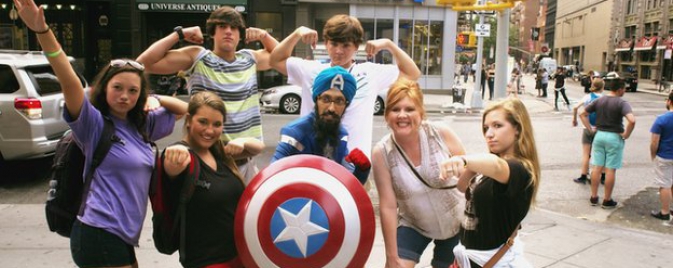 Un Captain America Sikh combat l'intolérance à New York