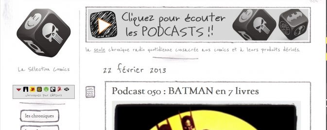 Découvrez la Sélection Comics : un podcast comics 5 jours par semaine