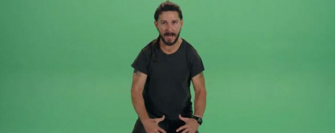 Shia LaBeouf motive les super-héros