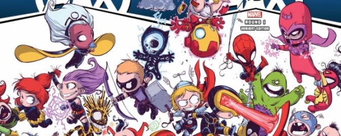 Marvel lance A-Babies VS X-Babies avec Skottie Young