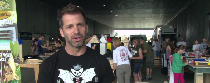 Zack Snyder et le casting de Batman v Superman au secours des chauves-souris