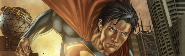 Une planche de Superman : Earth One 2 