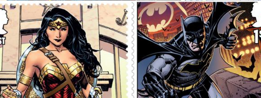Jim Cheung signe une série de timbres DC Comics pour la Royal Mail