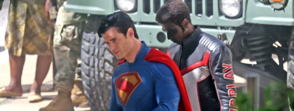 Superman : de nouvelles images de David Corenswet (en costume) sur le tournage du film de James Gunn