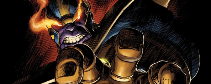 La couverture de Mike Deodato pour Thanos Rising #4