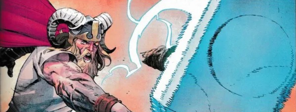 Lancé de marteau et monstres géants dans les premières pages du Thor de Donny Cates