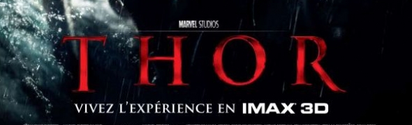 L'affiche Imax 3D de Thor