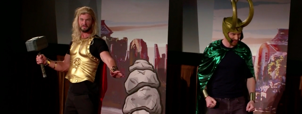 L'équipe de Thor : Ragnarok participe à une représentation hilarante du film sur scène