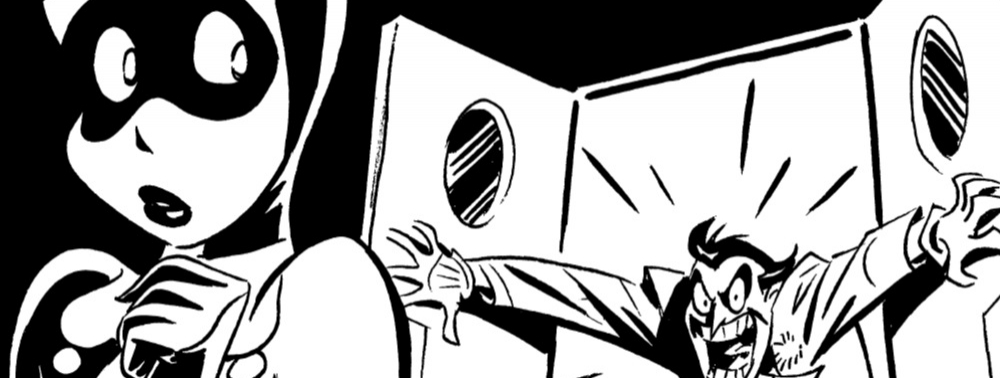 Mad Love de Paul Dini et Bruce Timm revient en noir & blanc pour le Batman Day 2024 chez Urban Comics