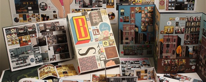 Chris Ware exposé à la Galerie Martel