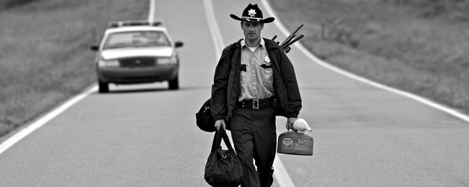 Le pilote de Walking Dead diffusé en Noir et Blanc 