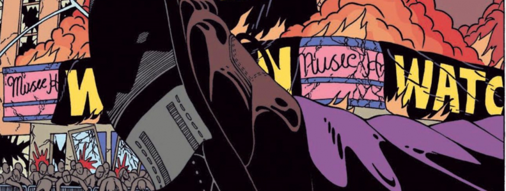 Heavy Metal republie Watchmensch, hommage cynique à Watchmen, avec les couleurs de John Higgins